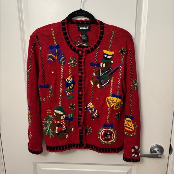 Vintage Ugly Christmas Sweater - Picture 1 of 7